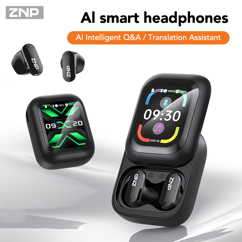 Headphones - ZNP N04 TWS Wireless Earbuds With