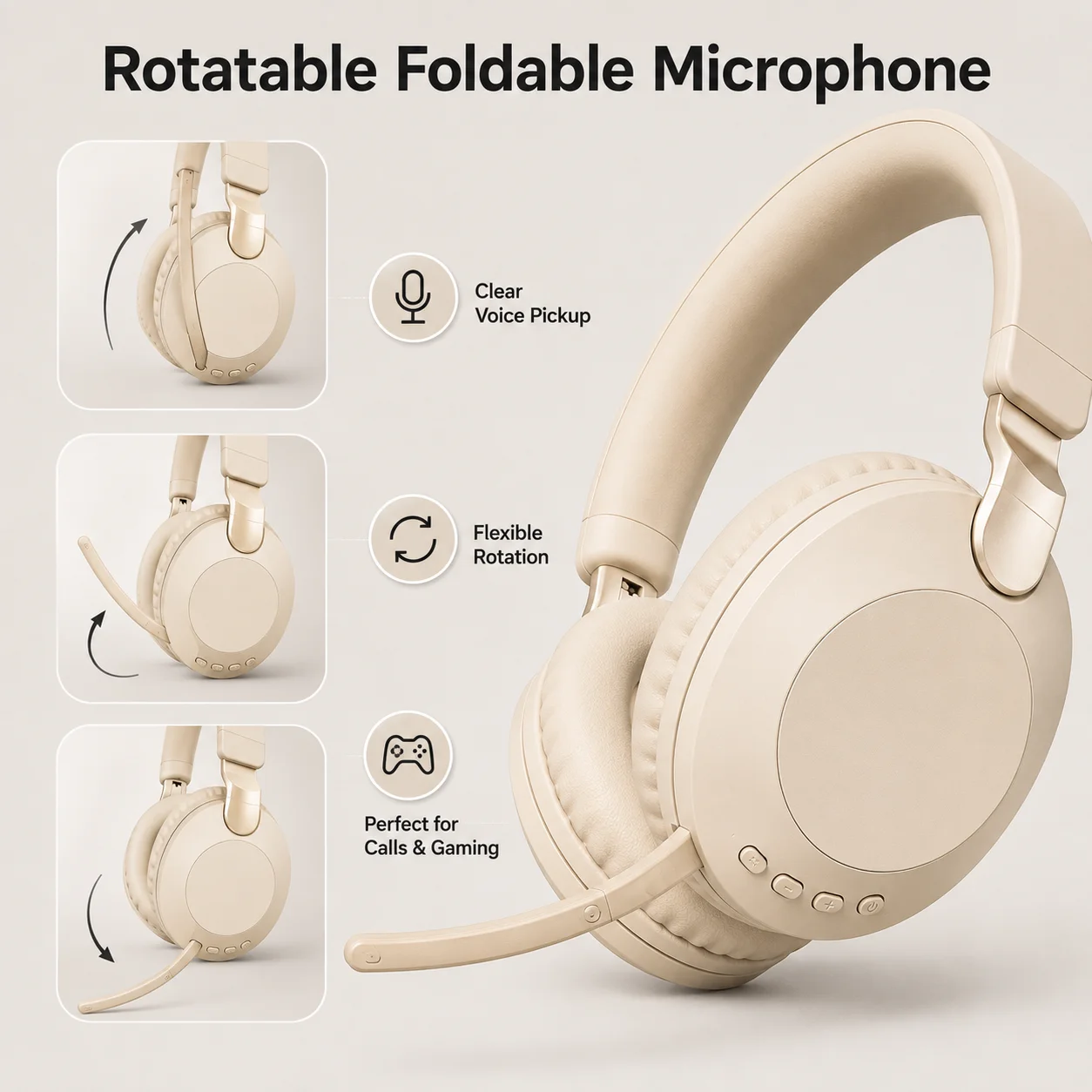 Over-Ear Gaming Headset Blueto - огляд і ціна Anc Wireless Over Ear Headphones