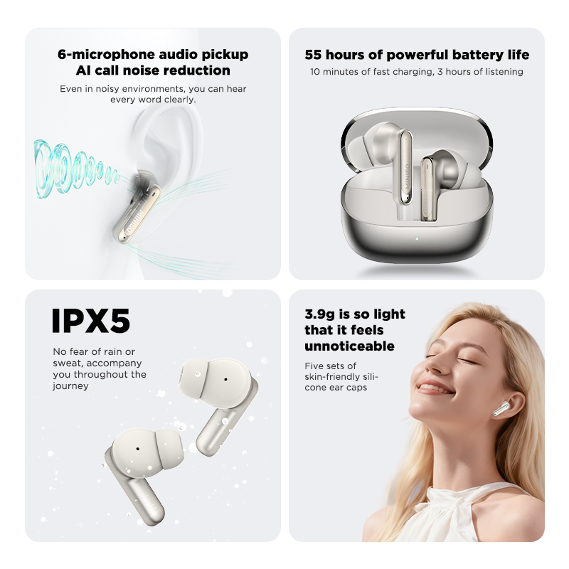 MINISO MS106 Bluetooth Earphon - огляд і ціна Headphones