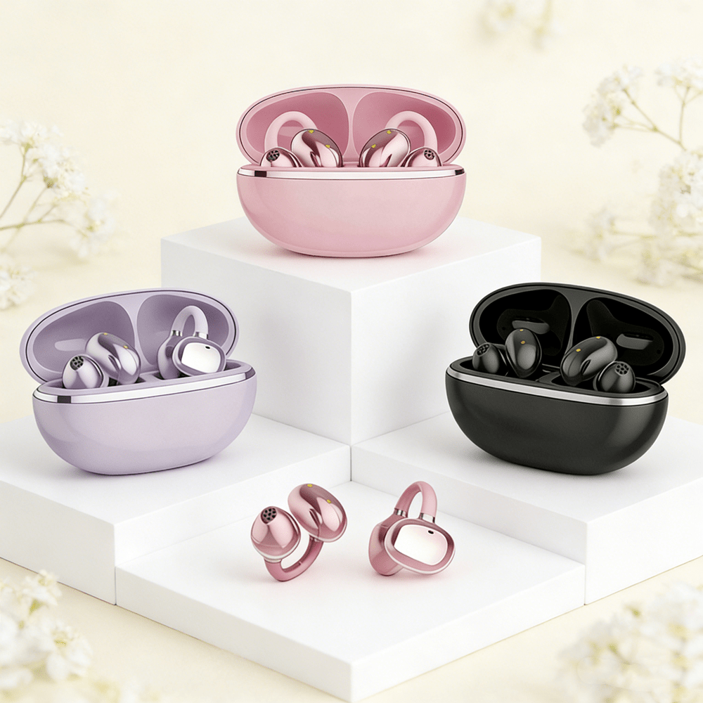Wireless Open Ear Earclip ENC  - огляд і ціна Bone Conduction Running Headphones